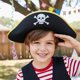 thumbnail image 2 of Sombrero Pirata 3 Puntas Niño Disfraz Halloween, 2 of 3