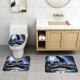 thumbnail image 2 of Juego de 3 Alfombras de Baño Giallo Coral Fleece, 2 of 6