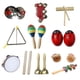 thumbnail image 4 of Instrumento de percusión Montessori, instrumentos musicales para niños de aprendizaje temprano, juego de tambores para bebés para niños y niñas de 3 a 11 piezas, 4 of 4