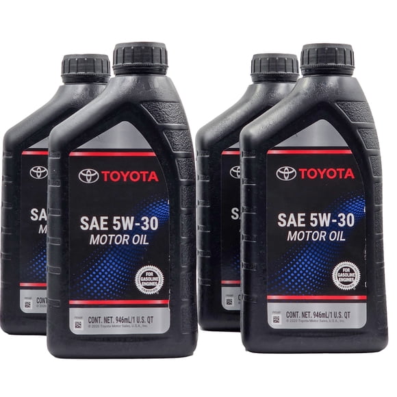 Pack 4 Aceite de Motor Toyota 5W-30 Original 946 ML