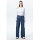 thumbnail image 4 of Jeans Mujer Wide Leg Cargo B Azul, 4 of 4