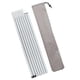 thumbnail image 2 of 8 Postes De Lona Ajustables Para Exteriores, Refugio De Playa, Postes De Tienda Desmontables, Gris Y Blanco, 2 of 5