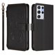thumbnail image 2 of Funda Cartera Mariposa para [Samsung Galaxy S21 Ultra] con Soporte y Cremallera Negro, 2 of 6