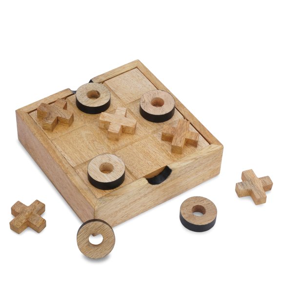 Juego de viaje de tres en raya Ajuny 14 cm XOXO