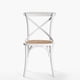 thumbnail image 1 of Silla Madera Tradition Rattan Blanco, 1 of 5