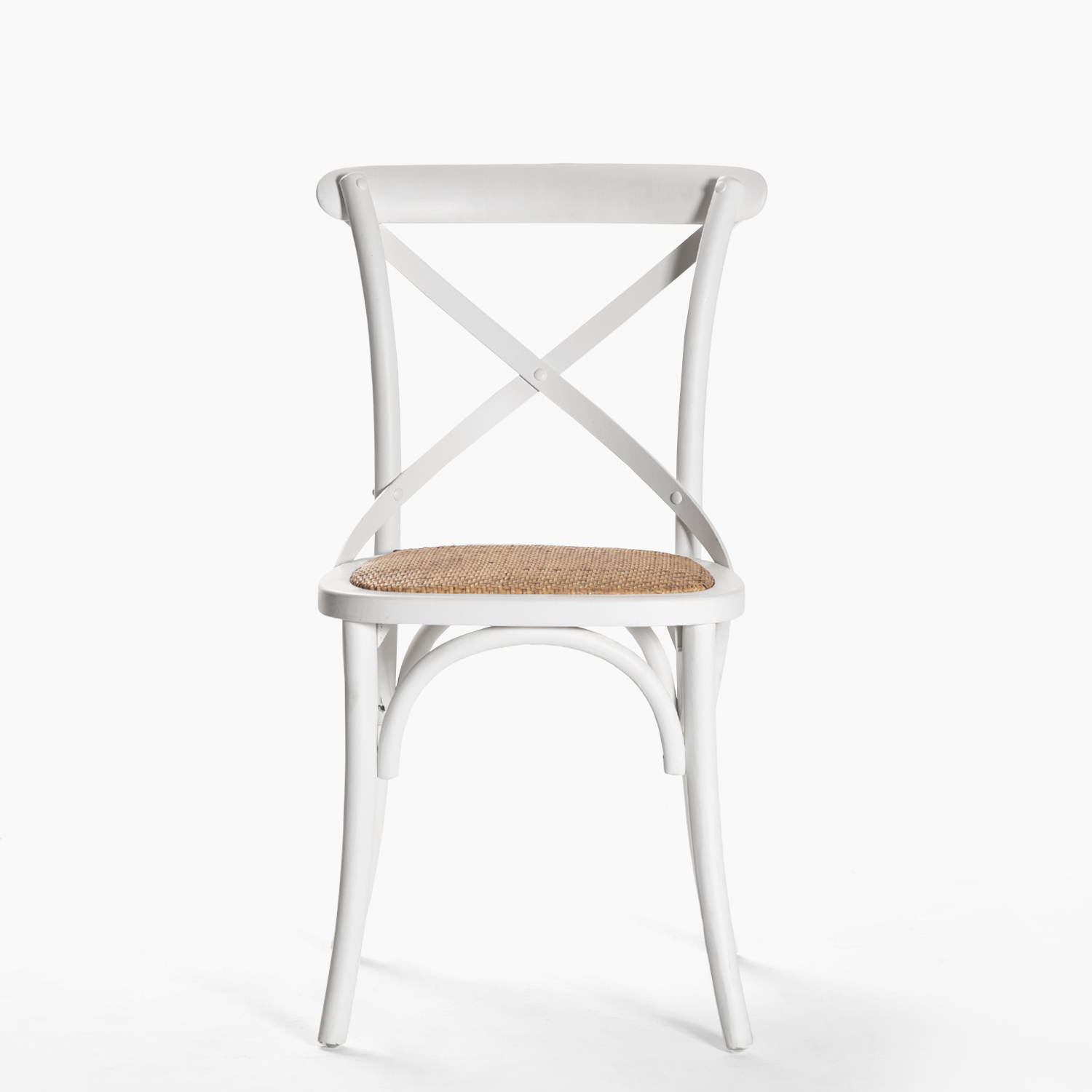 Form Design - Silla Madera Tradition Rattan Blanco