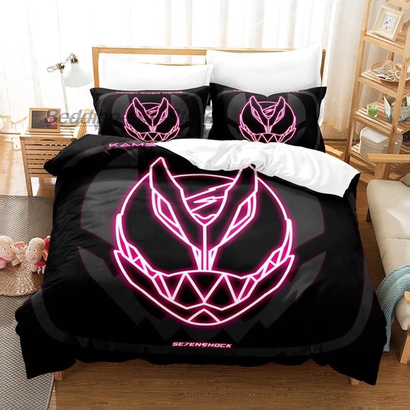 Kamen Rider REVICE Bedding Set Bed Set Aldult Kid Bedroom Duvetcover Sets Kawaii