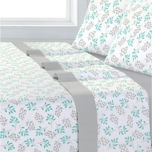 Sabana Andes Estampada 180 Hilos Ramas 107 1.5 Plaza