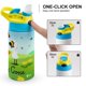 thumbnail image 4 of Pato y Ganso Botella de Agua con Tapa Pop Top de Un Toque, Acero Inoxidable, a Prueba de Fugas, para Deportes, Botella Infantil azul 12 oz, 4 of 6