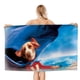 thumbnail image 1 of Underdog Toalla de playa de secado rápido con diseño temático, regalo para mujeres y niñas, ideal para cumpleaños, fans, amantes de la música, uso en la playa o al aire libre, 78 × 150 cm, 1 of 6