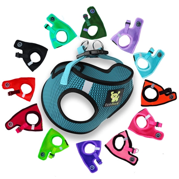 Arnés para perros EcoBark de malla suave reflectante para perros XXXS