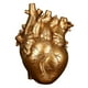 thumbnail image 5 of Jarrón De Corazón Anatómico Estatua De Resina Adorno De Maceta De Flores Oro 15x10.5x21CM, 5 of 5