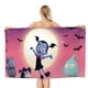 thumbnail image 1 of Vampirina Toalla de playa de secado rápido con diseño temático, regalo para mujeres y niñas, ideal para cumpleaños, fans, amantes de la música, uso en la playa o al aire libre, 78 × 180 cm, 1 of 6