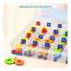 thumbnail image 2 of Kit letras coloridas magnéticas, 104pcs pizarra doble cara, 2 of 3