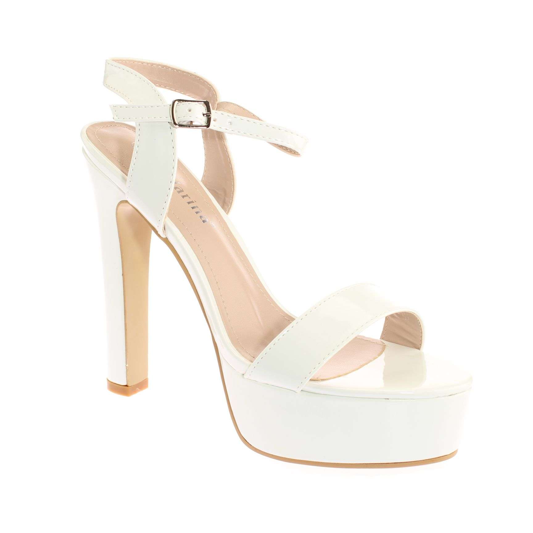 Sandalia Plataforma Blanco Andarina