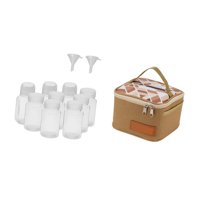 Ioensy - Kit De Especias Para Acampar Con Bolsas De Almacenamiento Jares De Condimentos Para Cocina Interior Caki Al Aire Libre