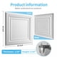 thumbnail image 4 of Plafones Art3d de PVC, 60 x 60 cm, color blanco (12 unidades), 4 of 7