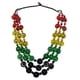 thumbnail image 3 of Collar Bohemio Multicolor Collar De Cuentas De Madera Para Mujer Fiesta 3 Colores, 3 of 5