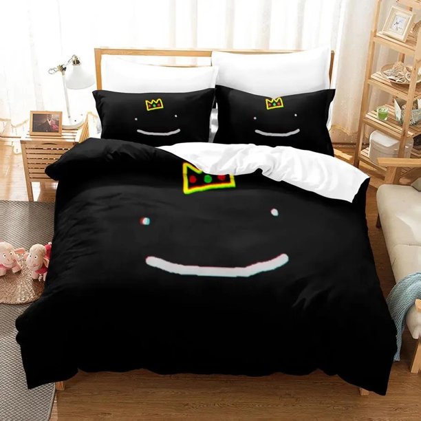 Ranboo Bedding Set Duvet Cover Comforter Pillowcase Boys Girls Adults Bedroom Bed Sheets