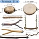 thumbnail image 2 of Perchas para Aves Acvxghe 8 Piezas Madera Natural, 2 of 3