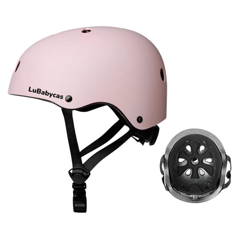 Casco Infantil Bicicleta Regulable Fantasy Rosado Lubabycas