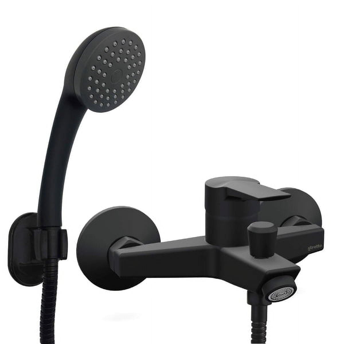 Stretto - Monomando Tina Ducha Arezzo Negro