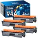 thumbnail image 1 of Cartucho de tóner Valuetoner compatible para HP 94A negro, paquete de 4, 1 of 6