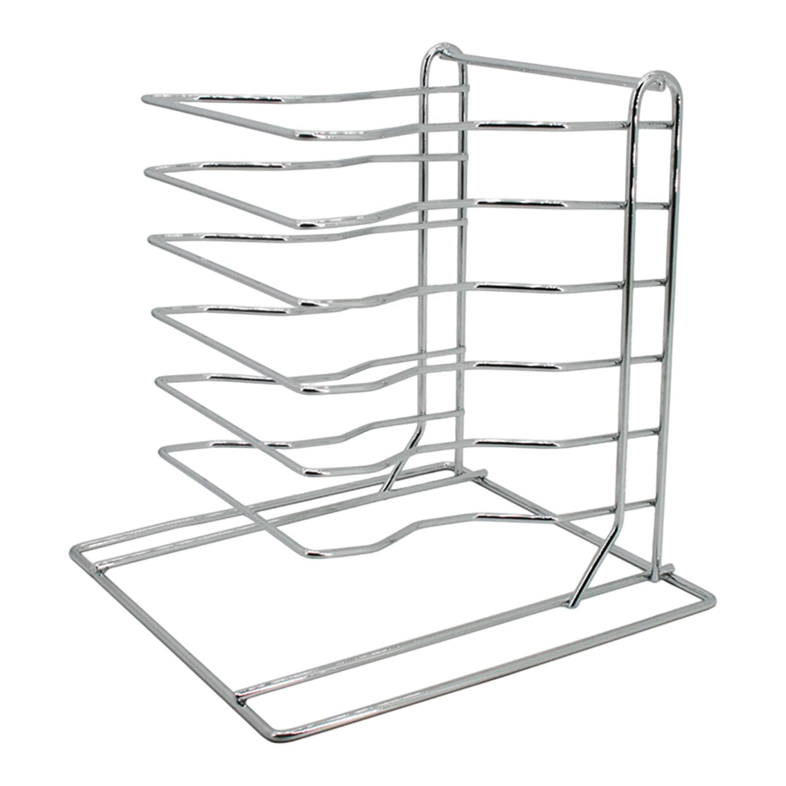 Bothyi - Rejilla Para Pizza, Elevador De Bandejas Para Pizza, Rejilla De Enfriamiento Portátil Para Mesa De Buffet, Hotel, Hogar, 6 Niveles