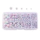 thumbnail image 4 of Cuentas redondas sueltas, accesorios para manualidades, decoración del hogar, cuentas sin agujeros, cuentas sin perforar para bolsos, manualidades, so azul claro rosa, 4 of 5