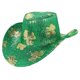 thumbnail image 2 of Sombrero De Vaquero Con Lentejuelas, Sombreros Verdes Del Día De San Patricio Para Disfrazarse De Baile Festivo, 2 of 2