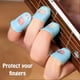 thumbnail image 4 of Protectores de dedos de silicona para guitarra, protectores de dedos para guitarra, protectores de dedos para ukelele, protectores de dedos para bajo, 5 tamaños, 40 unidades, 4 of 8