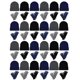 thumbnail image 1 of Gorros y guantes Winterlace – Pack de 48 unidades (Negro, Azul Marino y Gris), 1 of 9