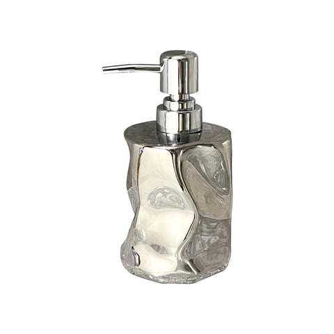 Magideal - Dispensador De Jabón, Dispensador De Jabón Con Bomba, Loción De Jabón Recargable, Recipiente Para Lavado De Manos Manual, Botella Con Bomba De Loción Argén