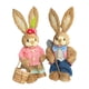 thumbnail image 4 of 1 Par De Muñecos De Figuritas De Conejo De Pascua De Pie, Adornos De 35cm, Aspecto Encantador, 4 of 5