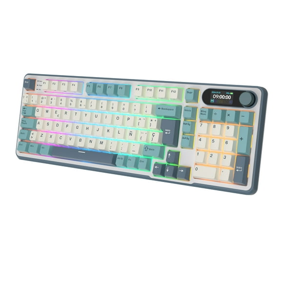 Teclado Mecánico Inalámbrico RK S98 Light Cloud 96% Español – Royal Kludge