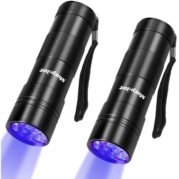 Linterna Blacklight Morpilot 395nm Ultravioleta 2 veces más brillante
