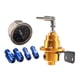 thumbnail image 3 of Regulador de presión de ajustable Universal con manómetro accesorios automotrices piezas de repuesto aleación de aluminio 200-800Kpa con 4 Dorado, 3 of 5
