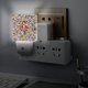 thumbnail image 5 of One Piece / Una Pieza Luz nocturna LED con sensor de anochecer a amanecer para dormitorio, baño, pasillo, escaleras - Lámpara LED nocturna de enchufe, 0.5W - 1 pieza, 5 of 6