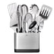 thumbnail image 1 of Juego de utensilios OXO Steel de 15 piezas de acero inoxidable con soporte, 1 of 6