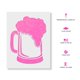 thumbnail image 2 of Plantilla Reutilizable De Mylar Para Jarra De Cerveza Stencil Revolution, 2 of 4
