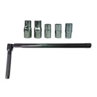 Ioensy - Juego De Tuercas Traseras De Fontanero, Herramienta De Instalación De Grifo Para Grifo De Ducha De Baño, Color Negro, 8-13Mm