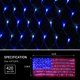 thumbnail image 2 of Guirnalda de luces con diseño de bandera estadounidense, 198 x 101 cm, 420 LED, 110 V, resistente al agua, 2 of 7