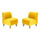 thumbnail image 1 of Set Poltrona Soft 1C Felpa 01 Amarillo, 1 of 5