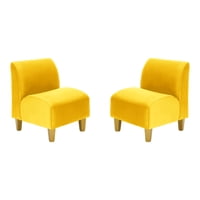 Bodevir - Set Poltrona Soft 1C Felpa 01 Amarillo