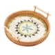 thumbnail image 5 of Bandeja De Servicio De Ratán Tejida, Bandeja De Almacenamiento Decorativa Para Encimera, Mesa De Fiesta, Tamaño Mediano, Multicolor, 5 of 5