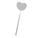 thumbnail image 1 of Espejo De Pestañas En Forma De Corazón Mango De Acero Inoxidable Desmontable Para Accesorios Argent, 1 of 5