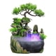 thumbnail image 4 of Fuente De Mesa Rocalla Paisaje Bonsai Estatua Spray Fuente De Agua Con Niebla, 4 of 5