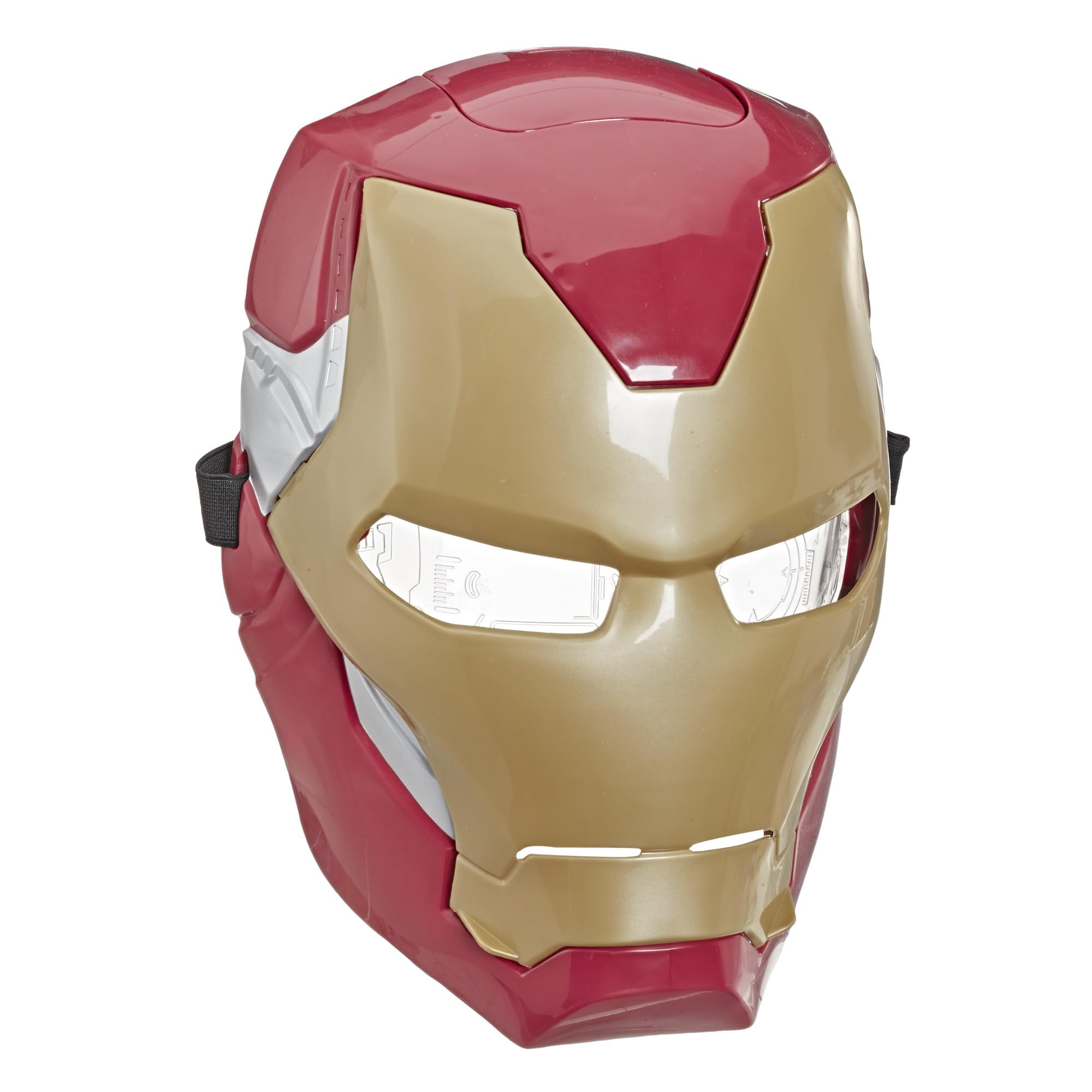 Máscara De Juguete Iron Man De Marvel Con Efectos De Luz Luminosa