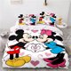 thumbnail image 1 of Mickey and Minnie Duvet Cover Pillowcase Quilt Cover Bedding Set Home Bedding Needlework Multi-size Room Decoration, 1 of 5