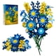 thumbnail image 1 of Kit de construcción Rongmeiz Ramo de flores margarita azul hielo DIY, 1 of 7